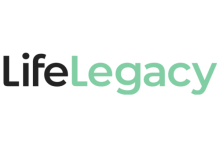 LifeLegacy Logo Black and Green