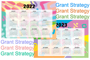 Building a Grantseeking Calendar for 2022-2023