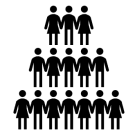 A Crowd of People Forming a Pyramid